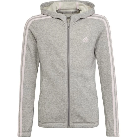 Zdjęcie produktu Bluza juniorska Essentials 3-Stripes Hoodie Adidas Szary