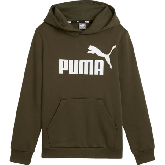 Zdjęcie produktu Bluza juniorska Essentials Big Logo Hooded Puma Zielony