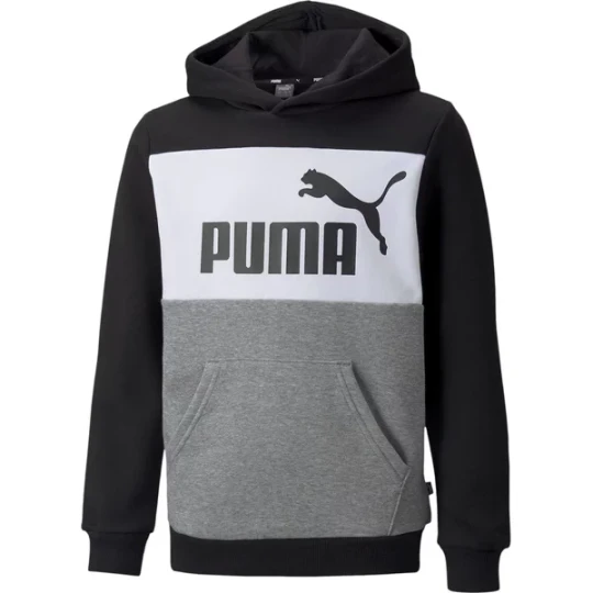 Zdjęcie produktu Bluza juniorska Essentials Block Hoodie Puma Czarny