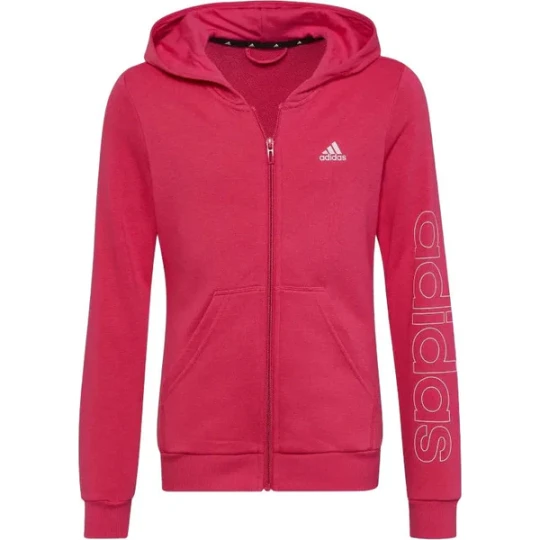 Zdjęcie produktu Bluza juniorska Essentials Full-Zip Hoodie Adidas Różowy