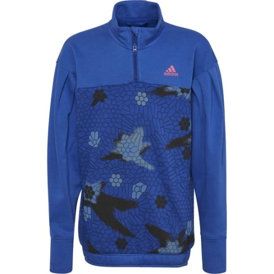 Zdjęcie produktu Bluza juniorska Power Fleece Loose Half-Zip Adidas Niebieski