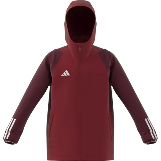 Zdjęcie produktu Bluza juniorska Tiro 23 Competition All-Weather Adidas Czerwony