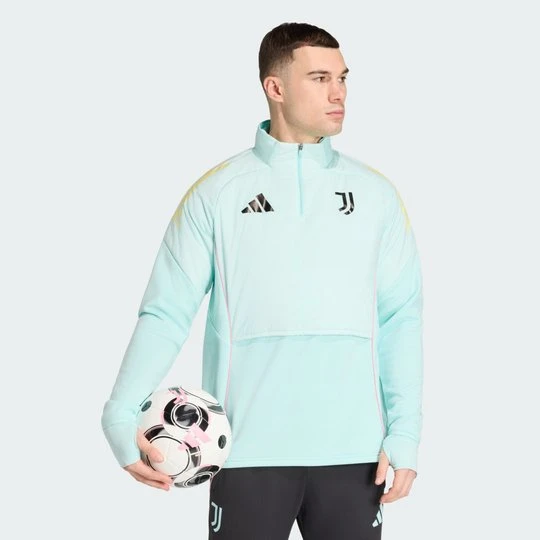 Zdjęcie produktu Bluza Juventus Tiro 25 Competition Winterized Adidas Semi Flash Aqua