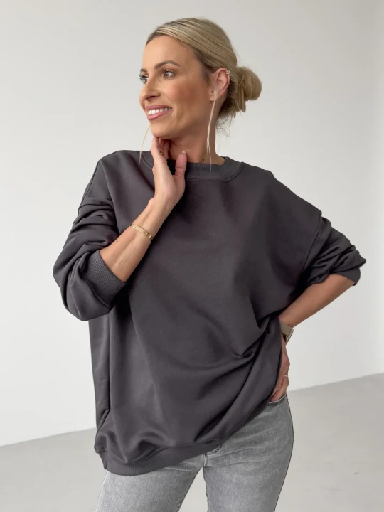 Zdjęcie produktu Bluza Grafitowa Nieocieplana Basic ClothStore Graphite
