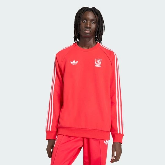 Zdjęcie produktu Bluza Liverpool FC Originals Crew Adidas Pure Ruby