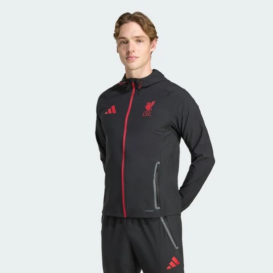 Zdjęcie produktu Bluza Liverpool FC Tiro 25 Competition Vis Tech Travel Adidas czarny