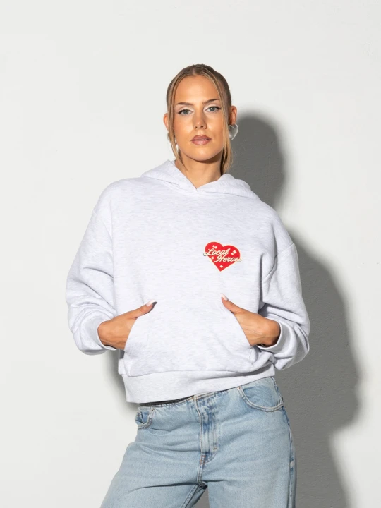 Zdjęcie produktu Bluza love motel szary melanż Local Heroes