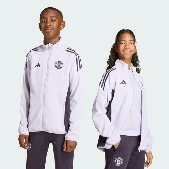 Zdjęcie produktu Bluza Manchester United Tiro 25 Competition Training Kids Adidas fioletowy