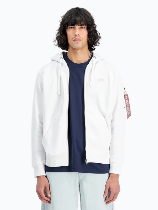 Zdjęcie produktu Bluza męska Alpha Industries Back Print Zip white