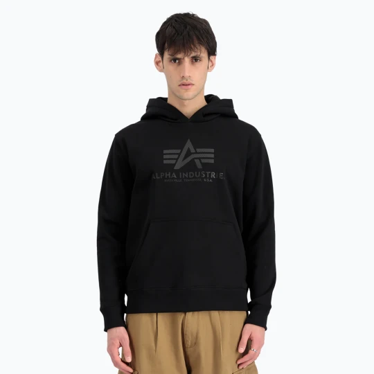 Zdjęcie produktu Bluza męska Alpha Industries Basic Carbon Hoody black