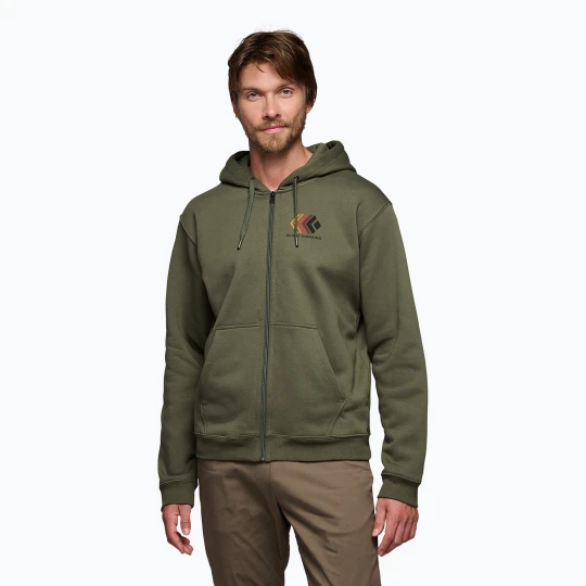 Zdjęcie produktu Bluza męska Black Diamond Faded Full Zip Hoody tundra Zielony