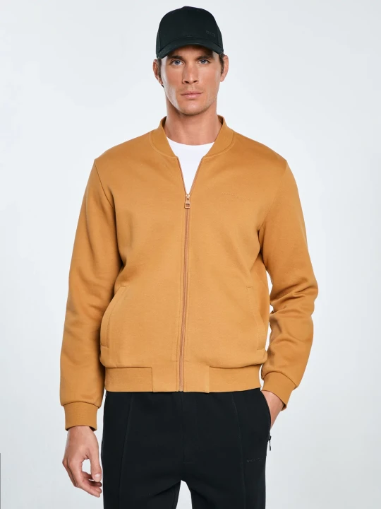 Zdjęcie produktu bluza męska bomber jasnobrązowa wladorb 803 Big Star BRĄZOWY