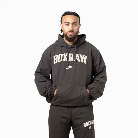 Zdjęcie produktu Bluza męska BOXRAW East Street Shell Hoodie charcoal Szary
