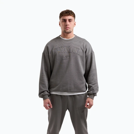 Zdjęcie produktu Bluza męska BOXRAW East Street Sweatshirt distressed grey