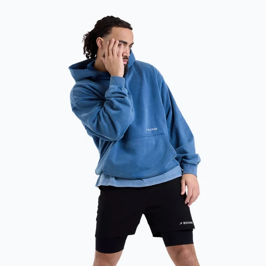 Zdjęcie produktu Bluza męska BOXRAW Sparring Club Oversized Hoodie washed baby blue
