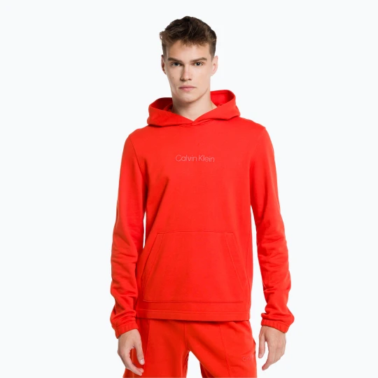 Zdjęcie produktu Bluza męska Calvin Klein Hoodie hazard Czerwony