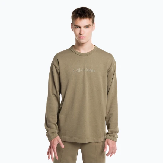 Zdjęcie produktu Bluza męska Calvin Klein Pullover gray olive Zielony