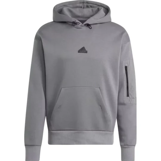 Zdjęcie produktu Bluza męska City Escape Fleece Hoodie Adidas Szary