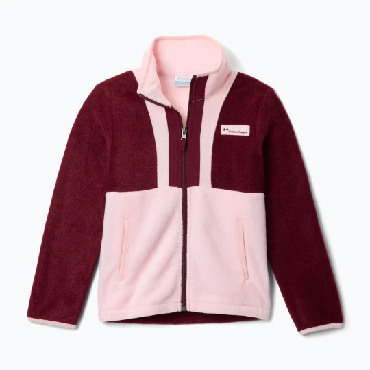 Zdjęcie produktu Bluza dziecięca Columbia Back Bowl II Full Zip rich wine/satin pink Bordowy