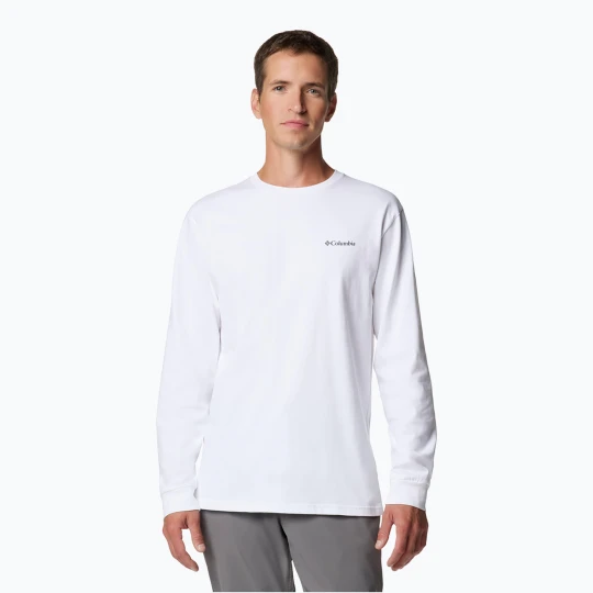 Zdjęcie produktu Longsleeve męski Columbia Explorers Canyon white / branded blanket