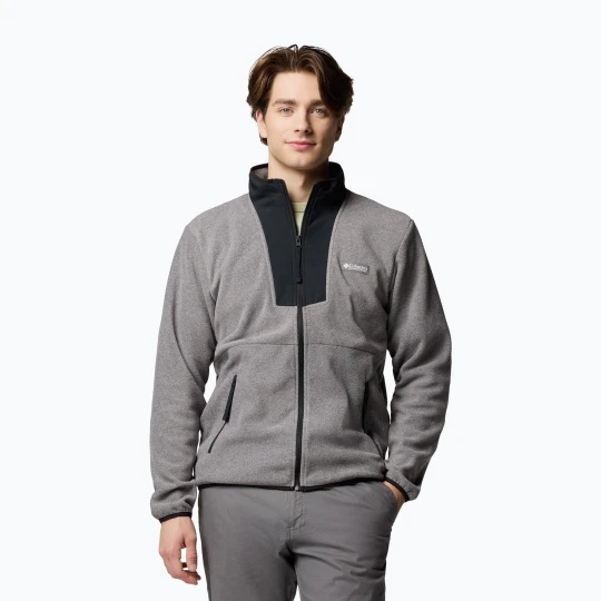 Zdjęcie produktu Bluza męska Columbia Sequoia Grove FZ Fleece city grey heather / black