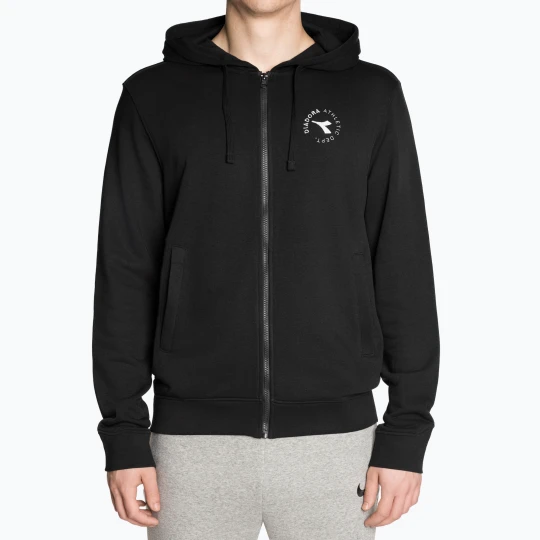 Zdjęcie produktu Bluza męska Diadora Hoodie FZ Essential Sport nero Czarny