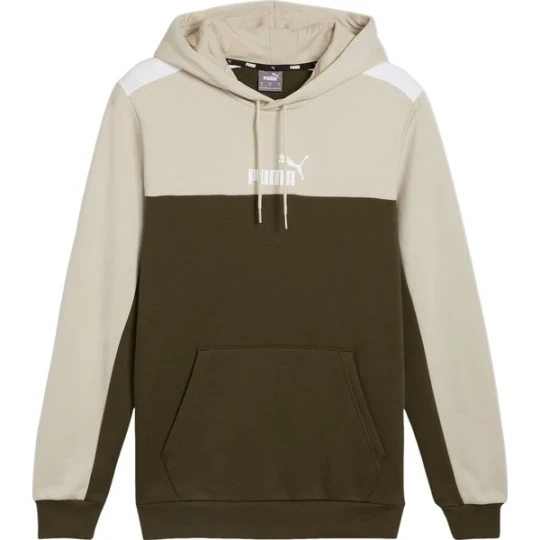 Zdjęcie produktu Bluza męska ESS+ Block Hoodie Puma Zielony