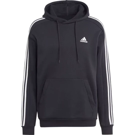 Zdjęcie produktu Bluza męska Essentials Fleece 3 Stripes Hoodie Adidas Czarny