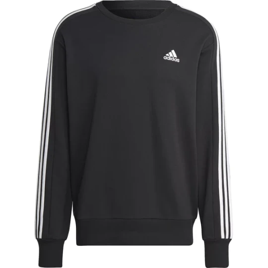 Zdjęcie produktu Bluza męska Essentials French Terry 3-Stripes Adidas Czarny