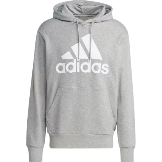Zdjęcie produktu Bluza męska Essentials French Terry Big Logo Hoodie Adidas Szary
