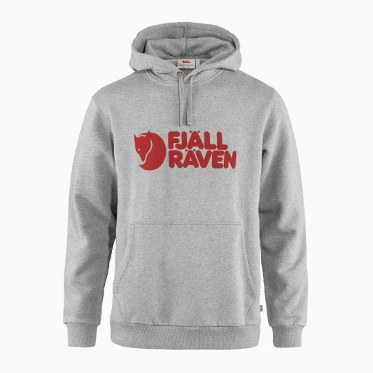Zdjęcie produktu Bluza męska Fjällräven Logo Hoodie grey / melange