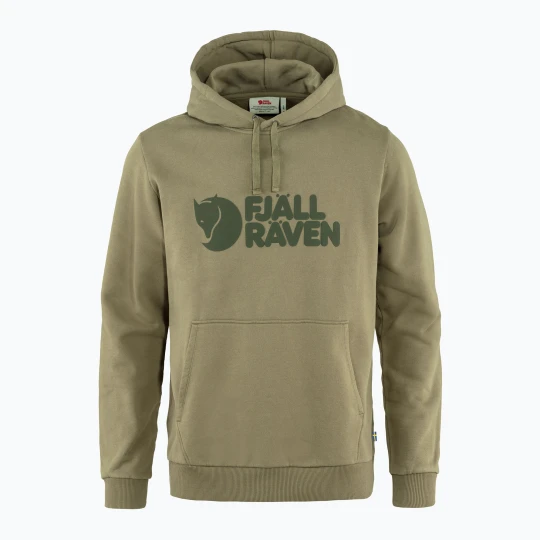Zdjęcie produktu Bluza męska Fjällräven Logo Hoodie light olive Zielony