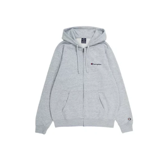 Zdjęcie produktu Bluza męska Full-Zip Small Script Logo Legacy Champion Szary