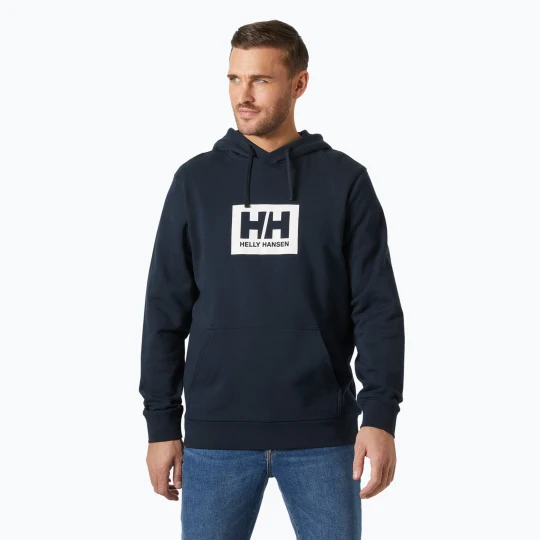 Zdjęcie produktu Bluza męska Helly Hansen Box Hoodie navy Granatowy