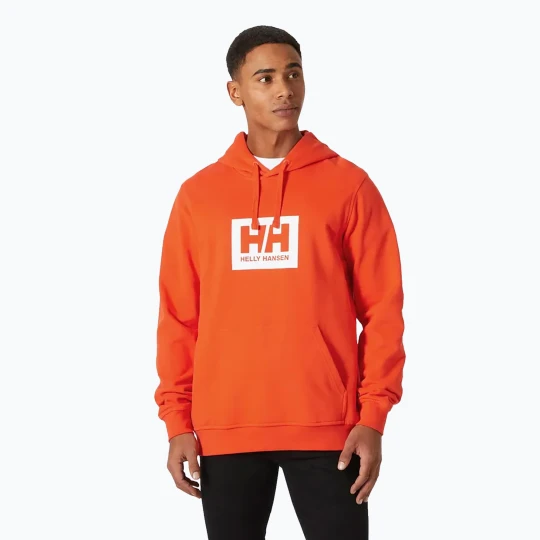 Zdjęcie produktu Bluza męska Helly Hansen HH Box Hoodie cherry tomato Czerwony