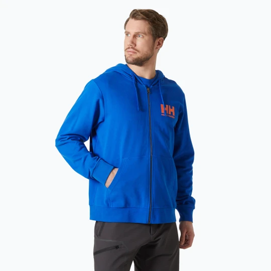 Zdjęcie produktu Bluza męska Helly Hansen HH Logo Full Zip Hoodie 2.0 cobalt 2.0 Niebieski