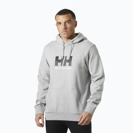 Zdjęcie produktu Bluza męska Helly Hansen HH Logo Hoodie grey / melange