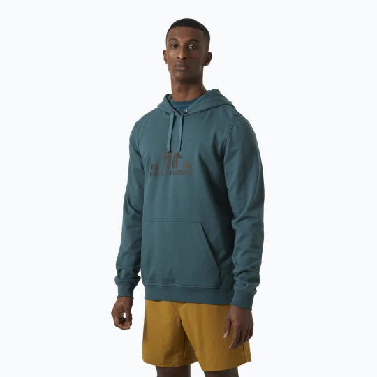 Zdjęcie produktu Bluza męska Helly Hansen Nord Graphic Pull Over Hoodie dark creek Niebieski
