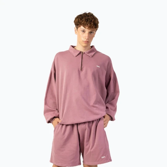 Zdjęcie produktu Bluza męska Kaotiko Washed Vancouver Society burgundy Bordowy