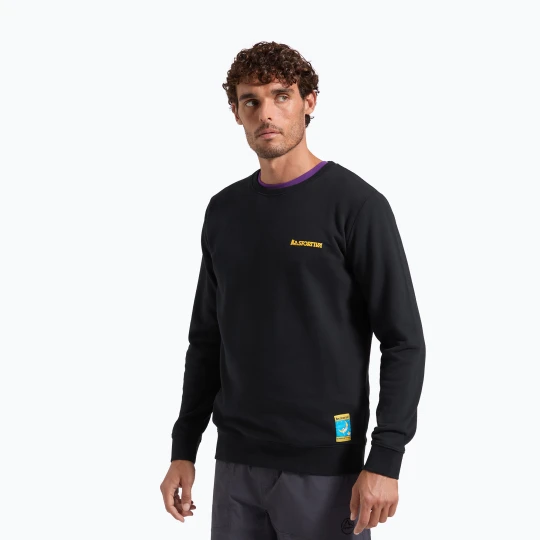 Zdjęcie produktu Bluza męska La Sportiva Climbing On The Moon nero / giallo Czarny