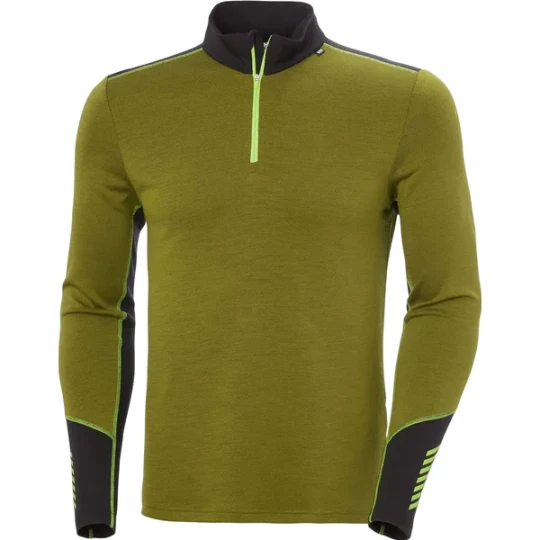 Zdjęcie produktu Bluza męska Lifa Merino Midweight 1 / 2 Zip Helly Hansen Zielony