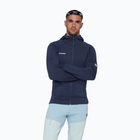 Zdjęcie produktu Bluza męska Mammut Taiss ML Hooded marine Granatowy