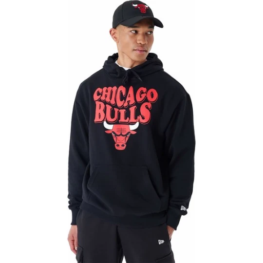 Zdjęcie produktu Bluza męska NBA Chicago Bulls New Era Czarny