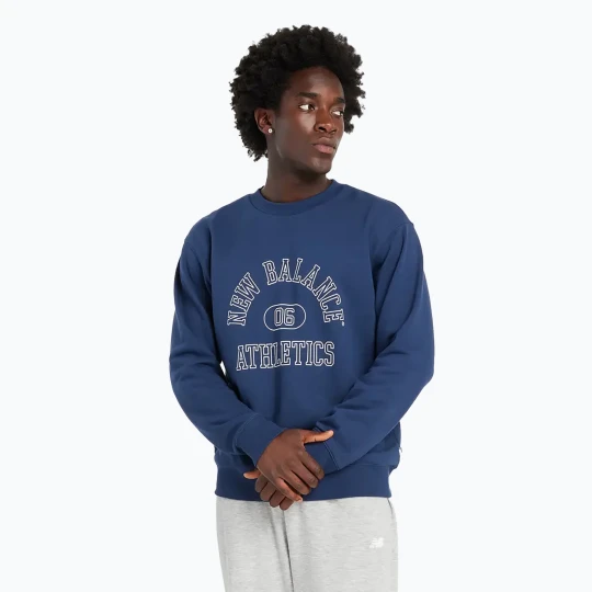 Zdjęcie produktu Bluza męska New Balance Graphic Crew navy Granatowy