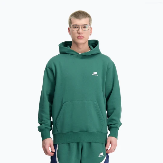 Zdjęcie produktu Bluza męska New Balance Hoops Fleece Hoodie team forest green