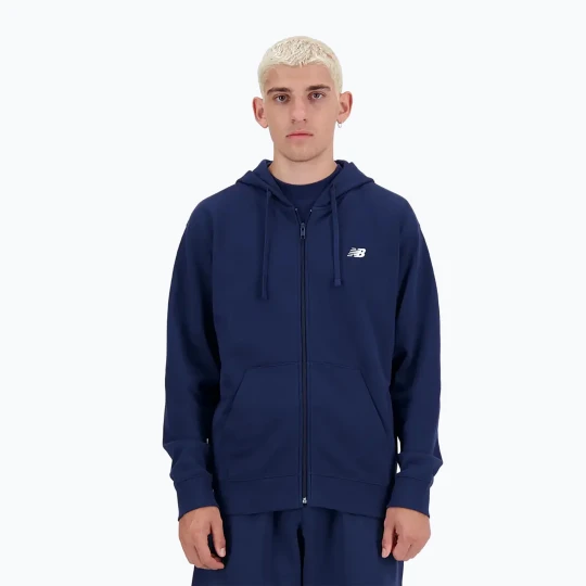Zdjęcie produktu Bluza męska New Balance Stacked Logo French navy Granatowy