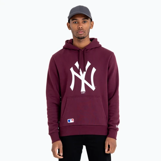 Zdjęcie produktu Bluza męska New Era NOS MLB Reguler New York Yankees Hoody dark purple Bordowy