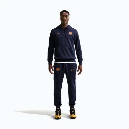 Zdjęcie produktu Bluza męska Nike FC Barcelona Club Hoodie blackened blue / mineral yellow