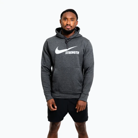Zdjęcie produktu Bluza męska Nike Strength Hoodie charcoal / white Szary