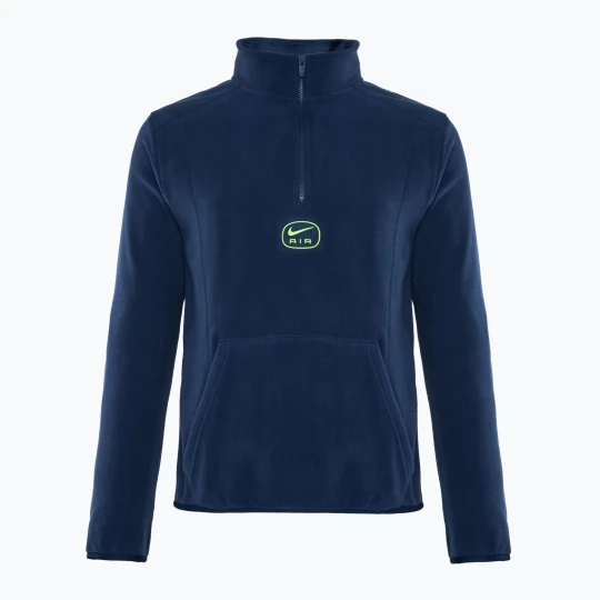 Zdjęcie produktu Bluza męska Nike Swoosh Air Polar Fleece Half Zip Top midnight navy / volt Granatowy